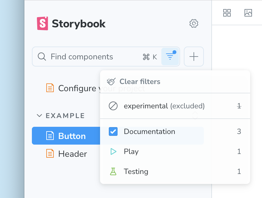 Filtering by tags